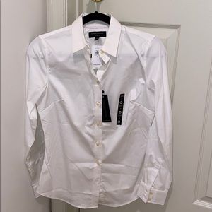 Tailored fit button down shirt